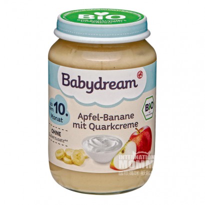 Babydream 德國Babydream有機蘋果香蕉奶油泥*6 海外本土原版
