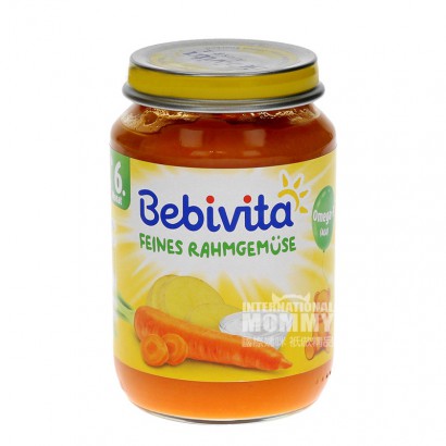 【2件】Bebivita 德國貝唯他土豆胡蘿蔔奶油混合泥6個月以上 海外本土原版