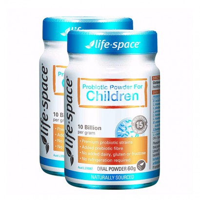 【2件價】Life Space 澳洲生活空間3-12歲兒童益生菌粉60g 海外本土原版
