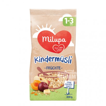 【2件】Milupa 德國美樂寶兒童輔助多種水果穀物麥片1-3歲 海外本土原版