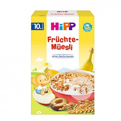 【4件】HiPP 德國喜寶西梅蘋果香蕉麥片 海外本土原版