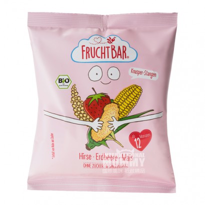 FRUCHTBAR 德國FRUCHTBAR有機草莓小米泡芙*4 海外本土原版