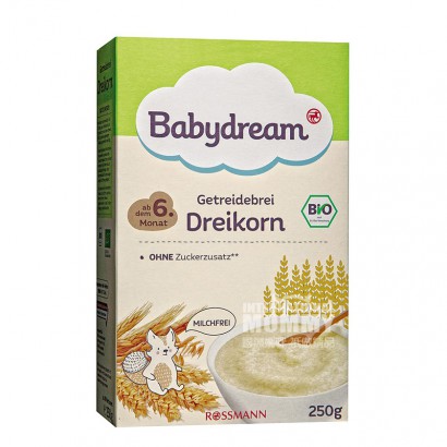 【2件】Babydream 德國Babydream有機穀物米粉6個月以上 海外本土原版