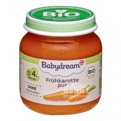 Babydream 德國Babydream有機胡蘿蔔泥4個月以上*6 海外本土原版