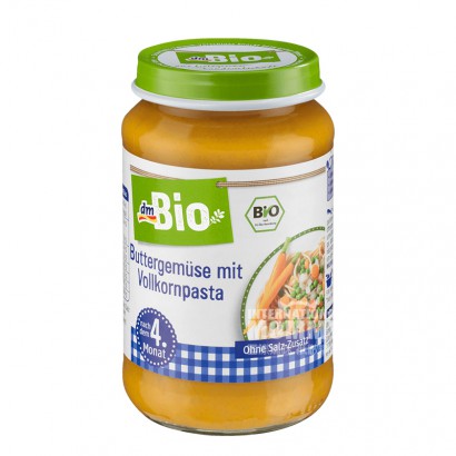 【2件】DmBio 德國DmBio有機蔬菜意面黃油混合泥4個月以上 海外本土原版