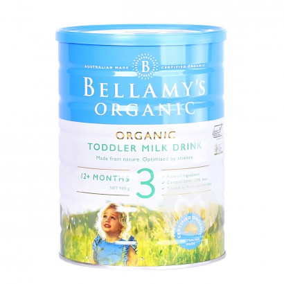 BELLAMY'S 澳洲貝拉米有機嬰兒奶粉3段900g*6罐 澳洲本土標準