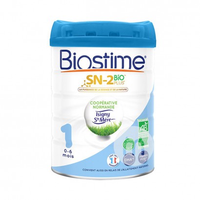 Biostime 法國合生元有機嬰兒奶粉1段 800g*6罐 法國本土原版