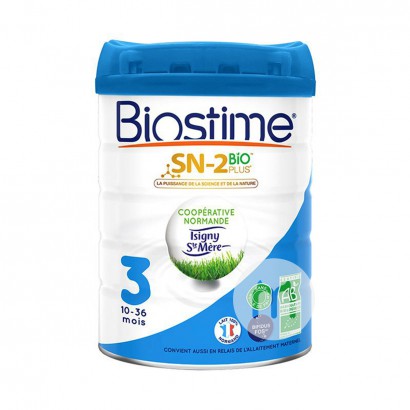 Biostime 法國合生元有機嬰兒奶粉3段 800g*6罐 法國本土原版