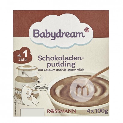 【4件】Babydream 德國Babydream巧克力布丁杯12個月以上 海外本土原版