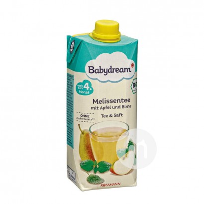 Babydream 德國Babydream有機梅利莎茶蘋果梨汁500ml 海外本土原版