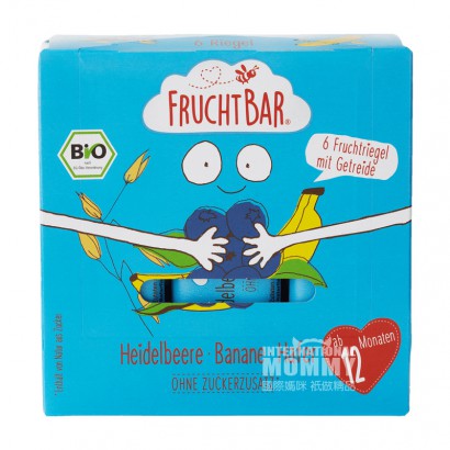 【4件】FRUCHTBAR 德國FRUCHTBAR有機藍莓香蕉燕麥水果棒 海外本土原版