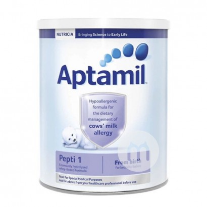 Aptamil 英國愛他美Pepti深度水解免敏嬰兒奶粉1段 800g*4罐 英國本土原版