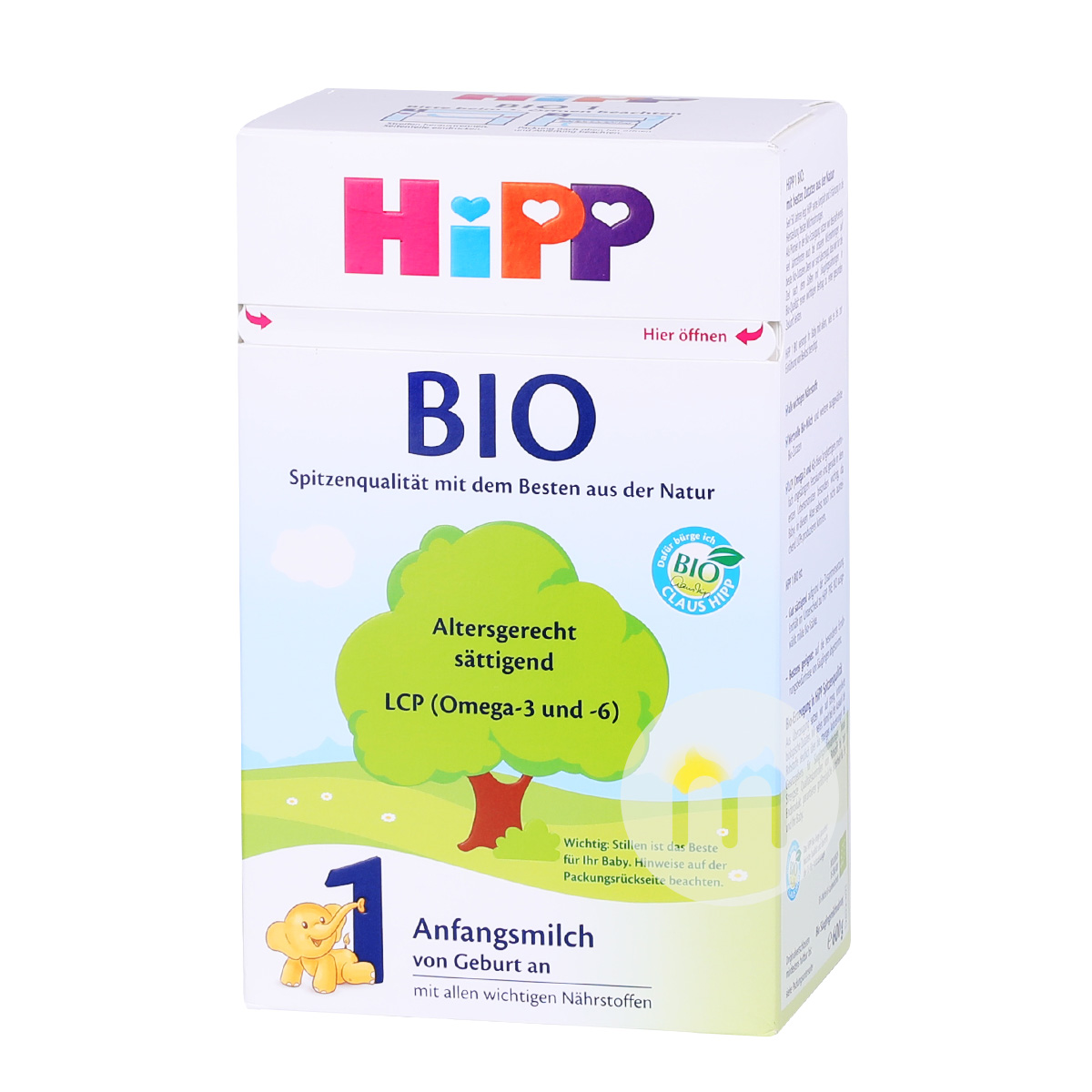 HiPP 德國喜寶有機奶粉1段*4盒 海外本土原版