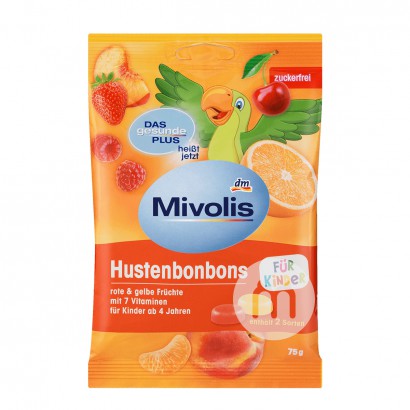Mivolis 德國Mivolis緩解咳嗽兒童水果糖*5 海外本土原版