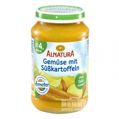 ALNATURA 德國ALNATURA有機蔬菜紅薯泥*6 海外本土原版
