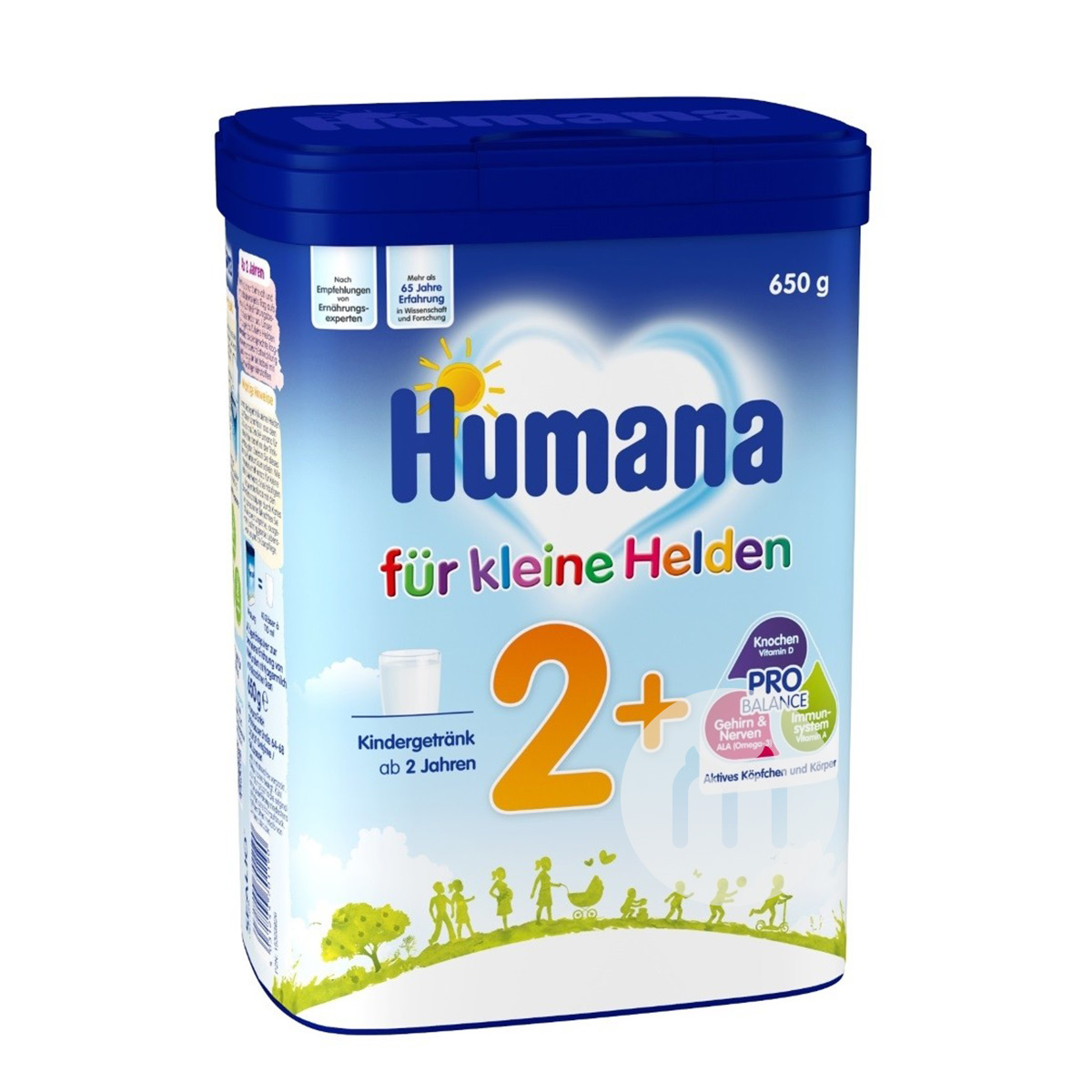 Humana 德國瑚瑪娜嬰兒奶粉2+段650g*4盒 海外本土原版