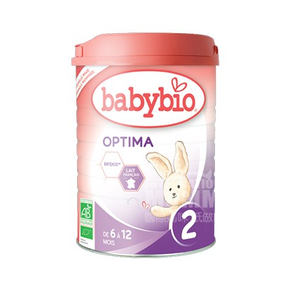Babybio 法國伴寶樂近似母乳有機奶粉2段*6罐 海外本土原版
