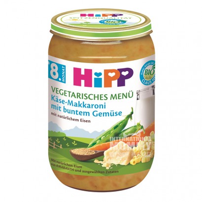 【4件】HiPP 德國喜寶有機蔬菜空心麵條混合泥8個月以上 海外本土原版
