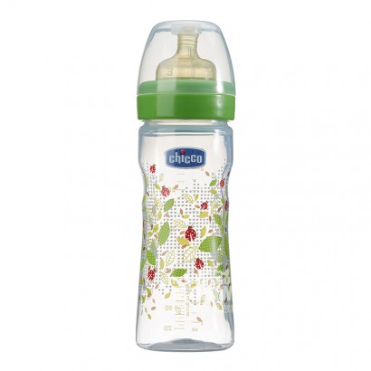 Chicco 義大利智高嬰兒防脹氣PP塑膠奶瓶250ml 橡膠奶嘴 2個月以上 海外本土原版