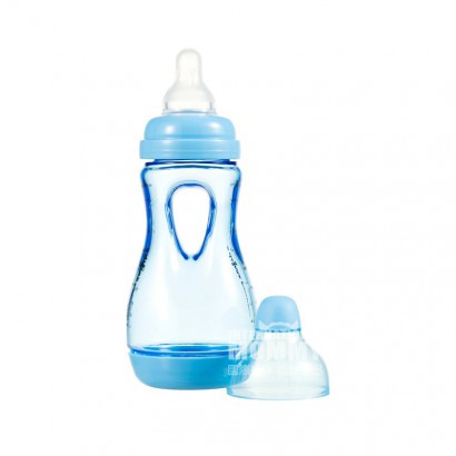 Difrax 荷蘭迪福防脹氣手抓型標準口徑奶瓶170ml 6個月以上藍色 海外本土原版