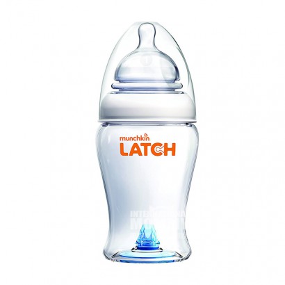Munchkin 美國麥肯齊防脹氣LATCH寬口奶瓶 240ml 全階段 海外本土原版
