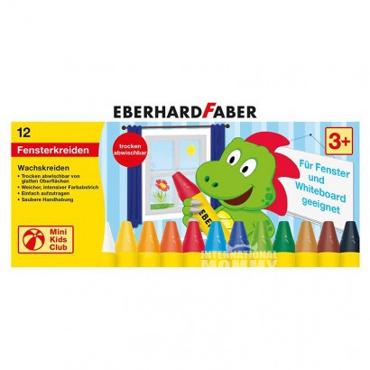 EBERHARD FABER 德國EBERHARD FABER 12色兒童蠟筆 海外本土原版