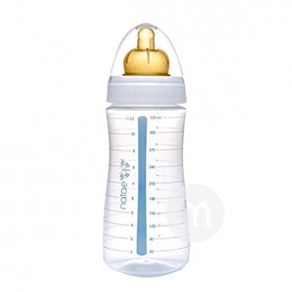 Natae 法國Natae寬口橡膠奶嘴PP奶瓶330ml 18個月以上 海外本土原版