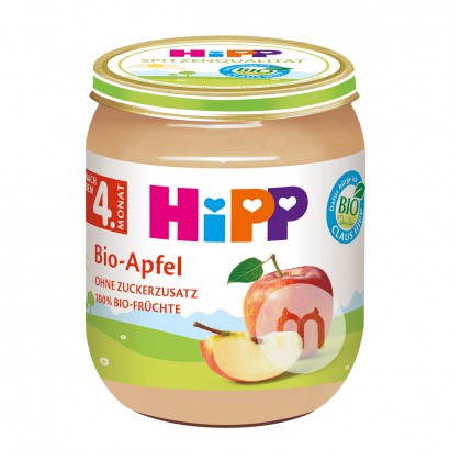 【2件】HiPP 德國喜寶有機免敏蘋果泥 海外本土原版