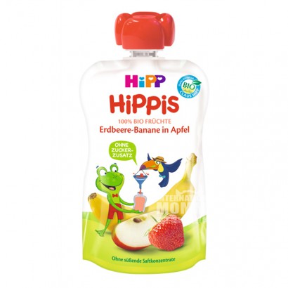 HiPP 德國喜寶有機草莓香蕉蘋果吸吸樂12個月以上*6 海外本土原版