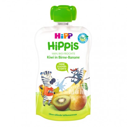 HiPP 德國喜寶有機獼猴桃梨香蕉吸吸樂12個月以上*6 海外本土原版
