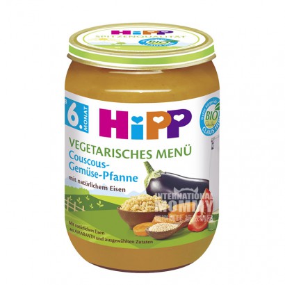 HiPP 德國喜寶有機蔬菜粗麵粉混合泥6個月以上*6 海外本土原版