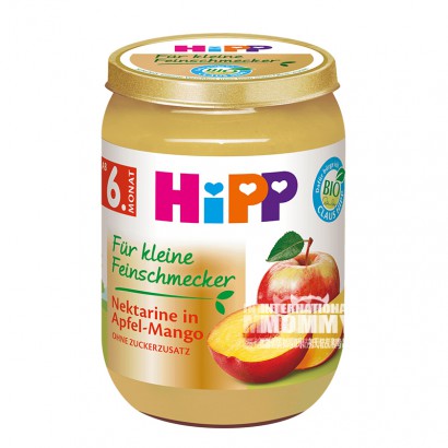 HiPP 德國喜寶有機芒果油桃蘋果泥6個月以上 海外本土原版