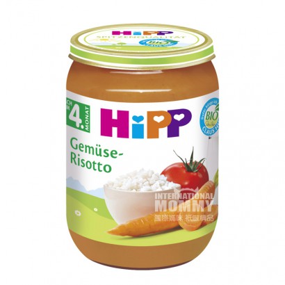 HiPP 德國喜寶有機蔬菜燴飯泥4個月以上*6 海外本土原版