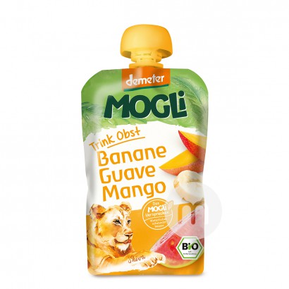 MOGLi 德國摩格力有機香蕉番石榴芒果混合吸吸樂*6 海外本土原版