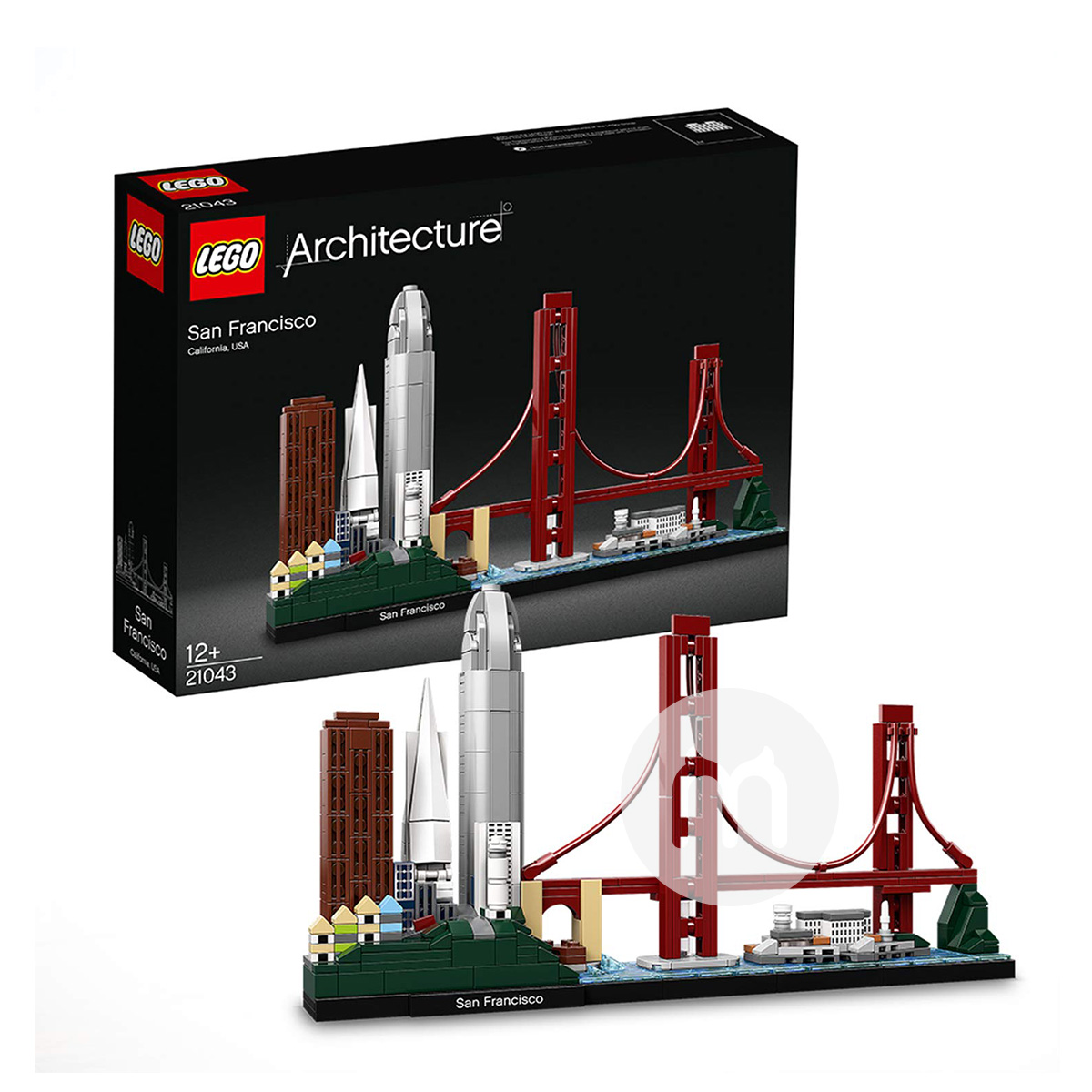 LEGO 丹麥樂高建築系列21043三藩市 海外本土原版