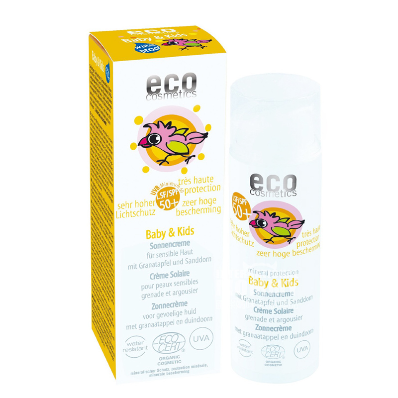 ECO 德國ECO Cosmetics嬰兒防曬霜SPF50 海外本土原...