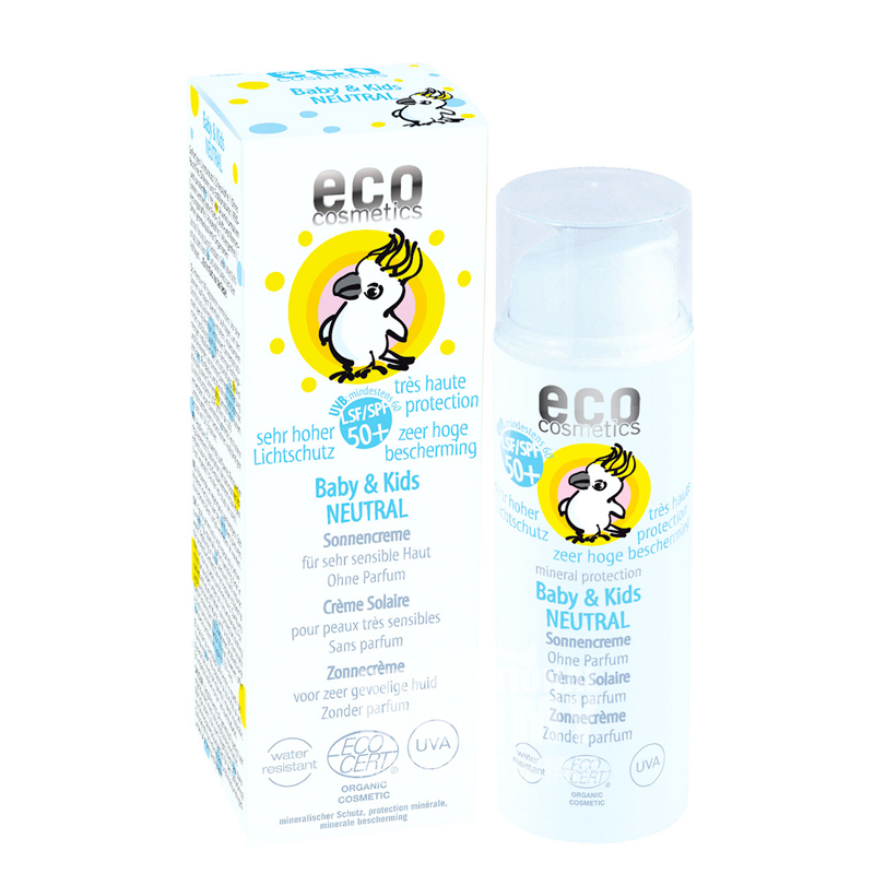 ECO 德國ECO Cosmetics嬰兒防曬霜SPF50敏感皮膚 海...