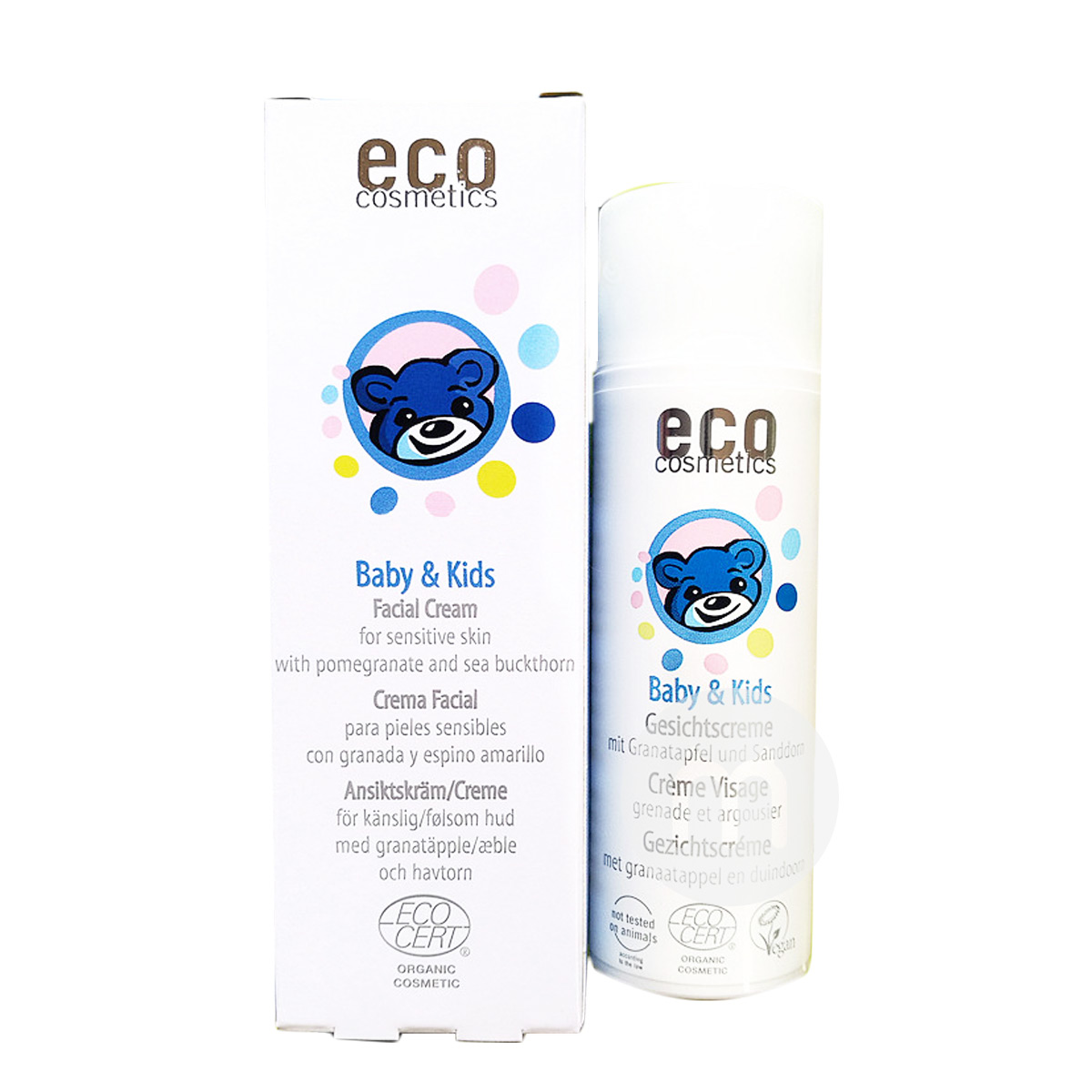 ECO 德國ECO Cosmetics嬰幼兒潤膚保濕面霜 海外本土原版