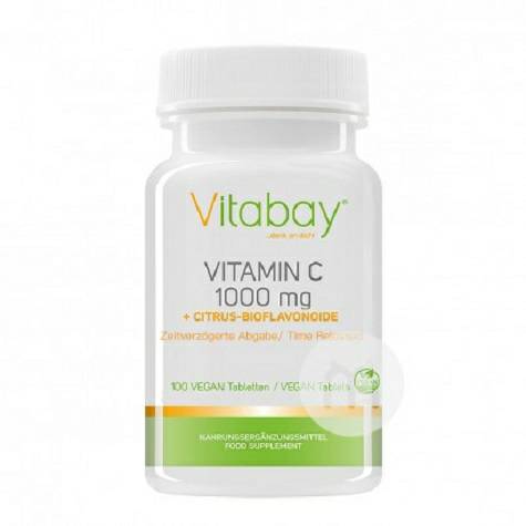 Vitabay 德國Vitabay 維生素C+生物類黃酮100片 海外本土原版