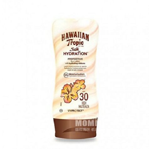 HAWAIIAN Tropic 美國夏威夷熱帶絲滑防曬保濕乳液SPF3...