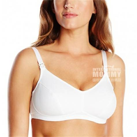 Anita 美國安妮塔孕婦有純機棉哺乳胸罩5014白色款 海外本土原版