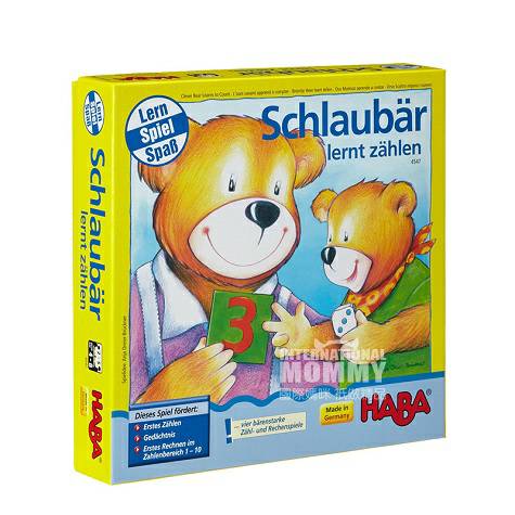 HABA 德國HABA桌遊4547聰明的小熊學數 海外本土原版