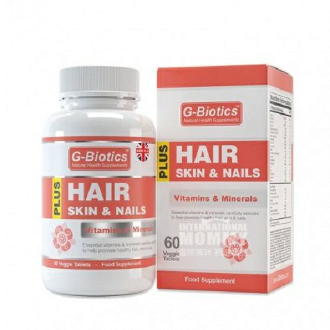 G Biotics 英國G Biotics頭髮皮膚指甲營養素60粒 海...