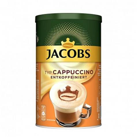 JACOBS 德國雅各布斯卡布奇諾速溶咖啡220g 海外本土原版