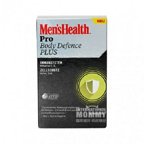 Men's Health 美國Men's Health男士抵抗力維生素硒鋅片 海外本土原版