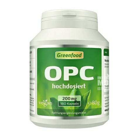 Greenfood 荷蘭Greenfood OPC葡萄籽膠囊 海外本土原版