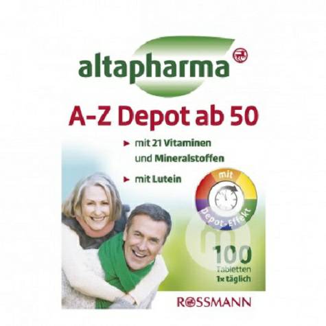 Altapharma 德國Altapharma複合維生素片 50歲以上 海外本土原版