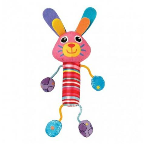 Lamaze 美國拉瑪澤寶寶兔子手搖鈴玩具 海外本土原版
