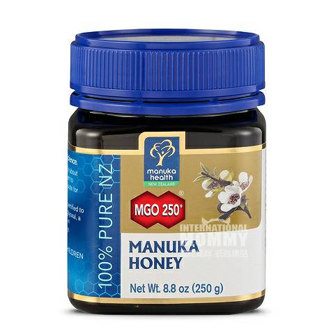 Manuka health 新西蘭蜜紐康活性麥盧卡蜂蜜MGO250+ 250g 海外本土原版