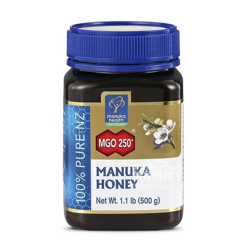 Manuka health 新西蘭蜜紐康活性麥盧卡蜂蜜MGO250+ 500g 海外本土原版